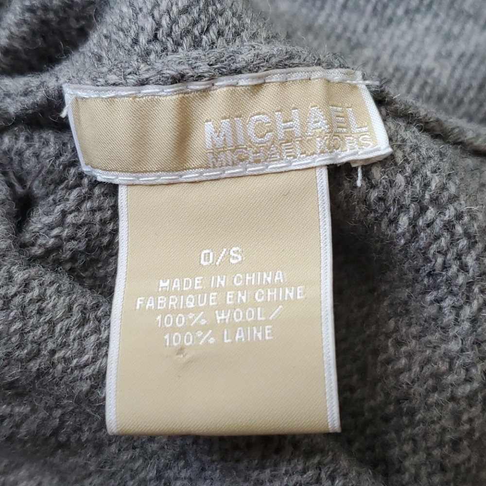 Michael Kors Gray Beanie with Silver Studs - Picture 4 of 4